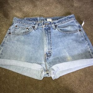 505 Levi Strauss Jean Shorts!